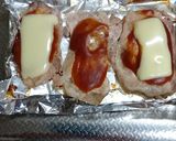 お弁当。豚肉ケチャップソースつけ焼き作り方4写真