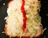 フライパンでキャベ玉ホットサンド作り方4写真