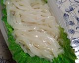 取れ立て生 イカで~イカそうめん作り方4写真