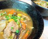 豚汁アレンジ★コク旨【豚ひき肉の豚汁】♪作り方20写真