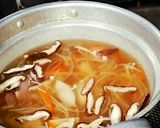 水餃子入り春雨スープ作り方4写真