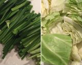 鶏皮でモツ鍋♡水炊きとモツ鍋が同時に♪作り方1写真