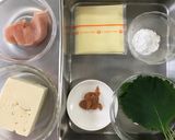 豆腐と鶏肉の梅チーズ春巻き作り方1写真
