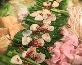 鶏皮でモツ鍋♡水炊きとモツ鍋が同時に♪作り方5写真
