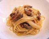 ★簡単♪砂肝と刻み葱のパスタ★作り方5写真
