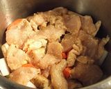 圧力鍋で簡単♪鶏むねと根菜の生姜味噌煮作り方7写真
