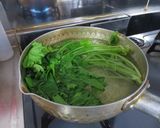 どうし菜と厚揚げの炊き合せ：道の駅どうし作り方2写真