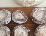 椎茸のれんこん餅詰め作り方3写真