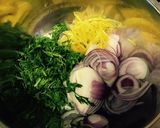 さくさく♡人参葉のかき揚げ(*´∀｀*)作り方1写真