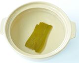 豆苗ともやしのごまみそ鍋作り方2写真