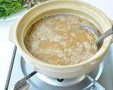 豆苗ともやしのごまみそ鍋作り方4写真