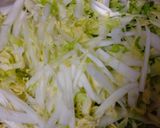 白菜と海草麺のヘルシーサラダ作り方1写真