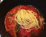 にんにくが香る絶品トマトパスタ作り方8写真