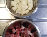 砂肝とジャガイモのアヒージョ作り方1写真