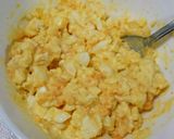 休日の朝食に！具だくさんホットサンド作り方2写真