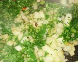 納豆と残り物野菜のパラパラ炒飯作り方3写真