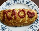 丸かぶりオムライス(ライスコロッケ入り)作り方8写真
