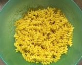 カレー味のマカロニサラダ♡作り方3写真
