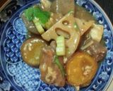 山かけ豚煮粥定食（血管ダイエット981）作り方4写真