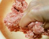 犬ご飯　ジューシーハンバーグ作り方5写真