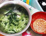 小松菜のごまナッツあえ作り方2写真