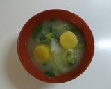 秋ですね*さつまいもと大根のお味噌汁作り方4写真