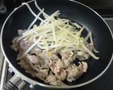 モヤシとチーズ入りとん平焼き作り方2写真