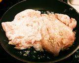 やわらか胸肉の明太チーズ焼き作り方3写真