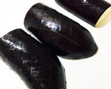 簡単に1品！揚げ焼きなす(黒ごまだれ)作り方2写真