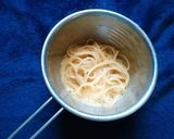 あごだしつゆでたまごパスタ作り方3写真