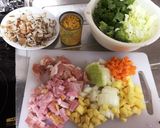 分ける派★きのこと野菜の具沢山シチュー作り方1写真