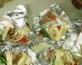 鮭とキノコのホイル焼き作り方3写真