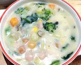 分ける派★きのこと野菜の具沢山シチュー作り方9写真