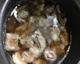 とろっとろすじ肉とカブ菜の醤油煮作り方4写真