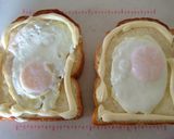 ♪簡単朝食！サニーサイドアップトースト♪作り方2写真