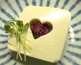 熱い！？ハートの冷ややっこ♪作り方5写真