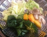 鶏むね肉の南蛮漬けde温野菜サラダ作り方2写真