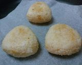 フライパンで甘味噌の焼きおにぎり作り方4写真