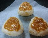 フライパンで甘味噌の焼きおにぎり作り方5写真