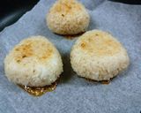 フライパンで甘味噌の焼きおにぎり作り方7写真