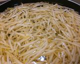 もやし＆豆苗のサラダ。作り方1写真