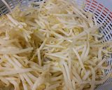 もやし＆豆苗のサラダ。作り方2写真