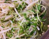 もやし＆豆苗のサラダ。作り方5写真