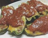 パン粉抜きで簡単ふつうのピーマンの肉詰め作り方11写真