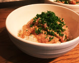 切り落としマグロの漬け丼 胡麻山葵作り方3写真