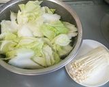 味付き肉団子と白菜の変わりシチュー作り方2写真