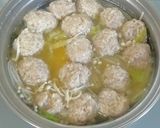 味付き肉団子と白菜の変わりシチュー作り方4写真