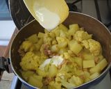 カリフラワーとポテトのカレーミルク煮作り方4写真