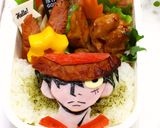 ワンピース ルフィ キャラ弁作り方8写真