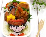 ワンピース ルフィ キャラ弁作り方9写真